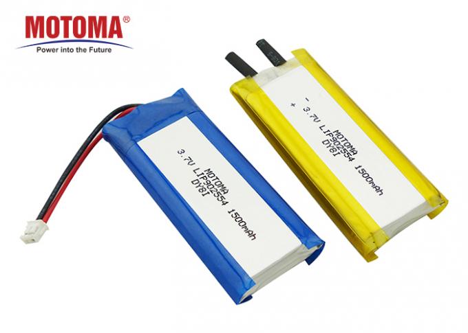 500 주기 의학 리튬 전지, Lipo 건전지 3.7 V 1500mah 0