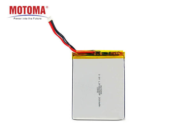 휴대용 인쇄 기계를 위한 2500mah 3.8 V Lipo 건전지 500 주기 생활