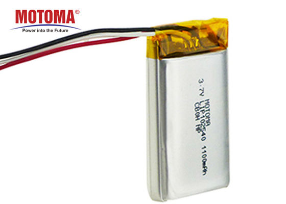 1100mah 3.7V Motoma 건전지, PCM 및 연결관을 가진 LED 가벼운 리튬 건전지