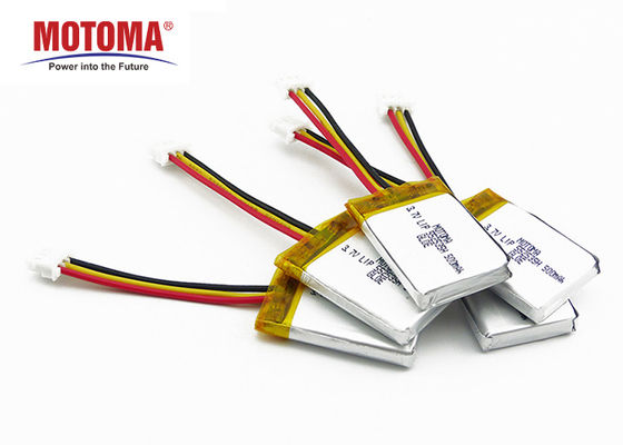 500배 주기 생활 Motoma 건전지, 똑똑한 사진기를 위한 3.7 v 500mah 리튬 건전지