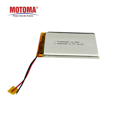MOTOMA 리튬 이온 전지, 재충전용 Li 이온 건전지 3.7 V 4000mAh