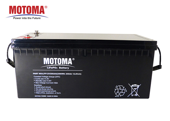 MOTOMA 12V 200Ah 재충전이 가능한 LiFePO4 태양 전지