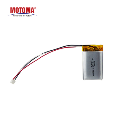선박 추적자를 위한 3.7V 1100mAh 리튬 폴리머 전지 팩